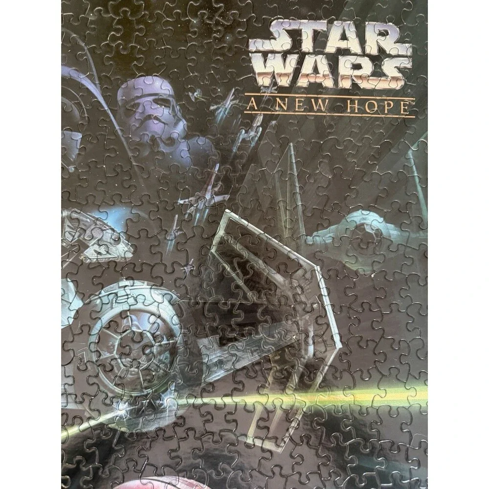 Vintage 1995 Star Wars A New Hope 550 Piece Puzzle Complete Milton Bradley